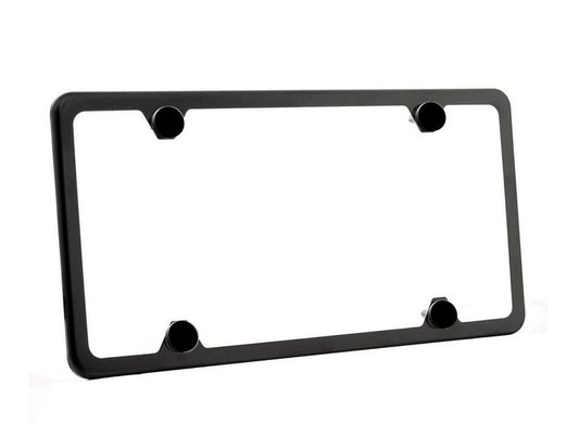 Car license plate frame cover, boot powder coating, matte black, suitable for Nissan