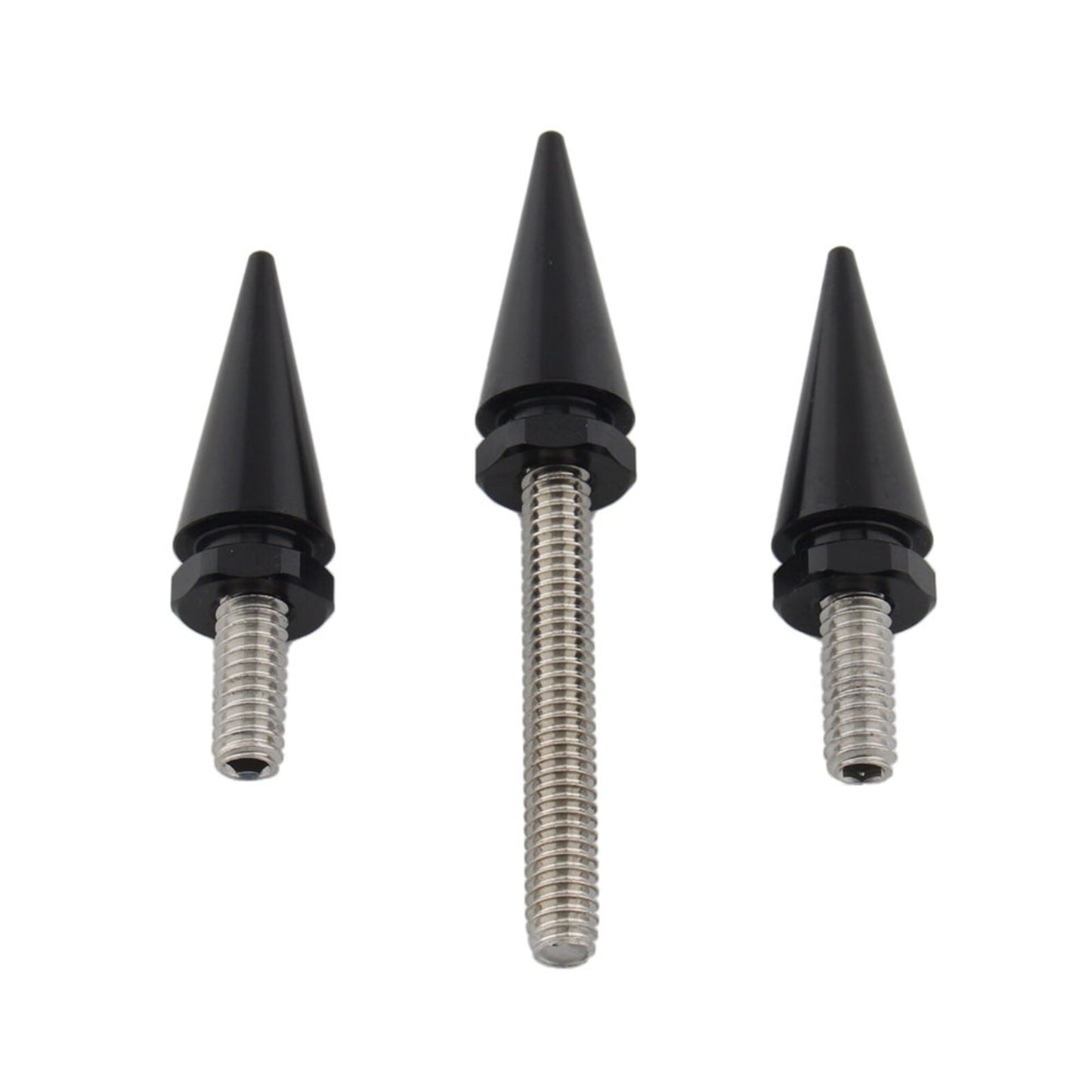 Black Spike Windshield Trim Mount Bolt for Harley Street Glide Electra Glide 14+ Q