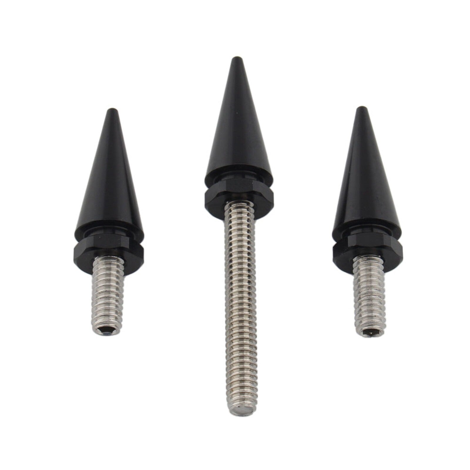 Black Spike Windshield Trim Mount Bolt for Harley Street Glide Electra Glide 14+ Q
