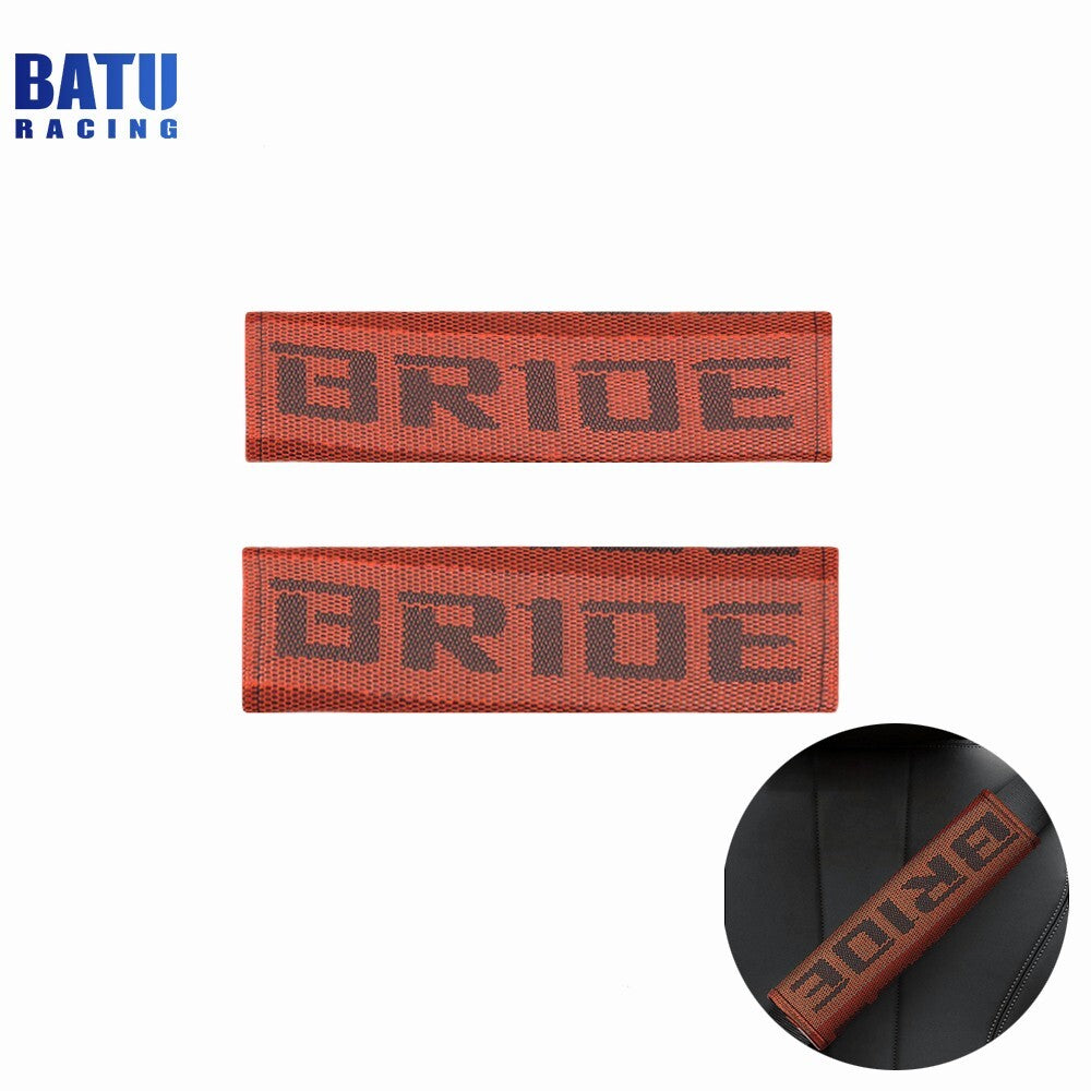 Car Safety for Seat Orange BRIDE Belt Shoulder Pad Cover Cushion Comfortable Driving