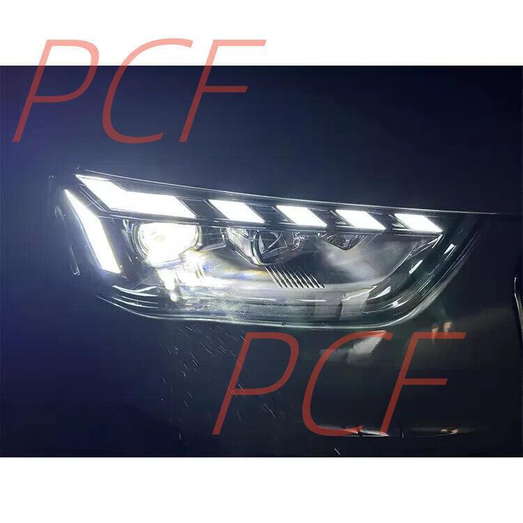 for Audi for A4 13-16 Sequential DRL Front Headlamps LED Headlights Assembly COVER