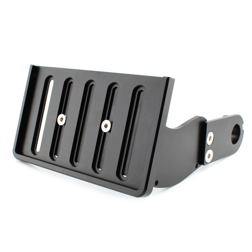 Side Mount License Plate Bracket Holder Kit Fit for Harley Softail Fat Boy Dyna Q