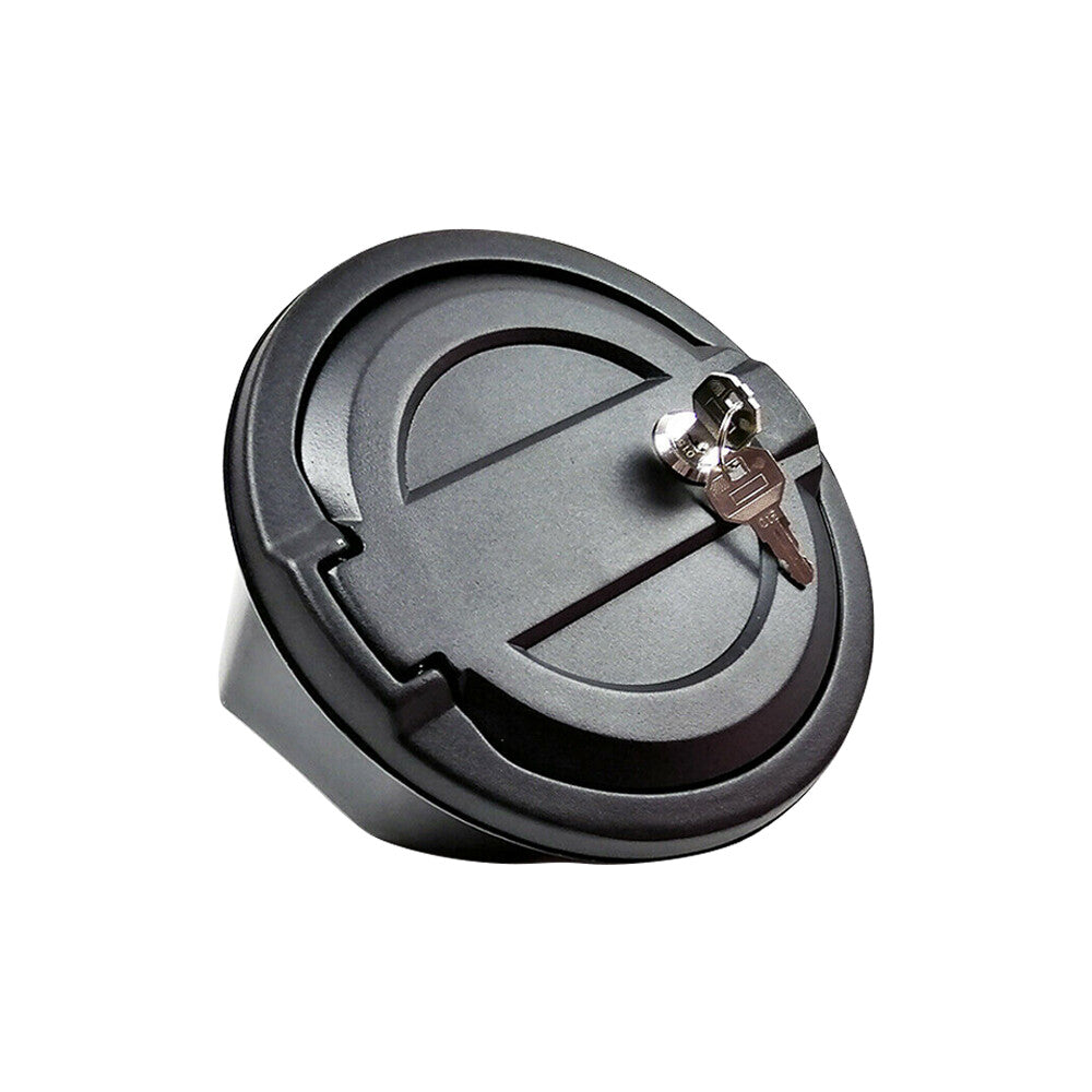 Fuel Door with Lock Locking Gas Cap Cover Black For 2018-2019 for Wrangler JL JLU Q
