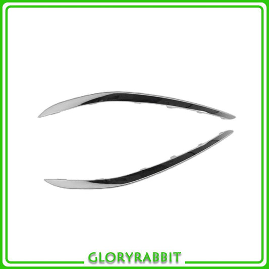 2X Front Bumper Chrome Molding Trim LH+RH Fits for BMW G12 7-Series Base 2016-2019