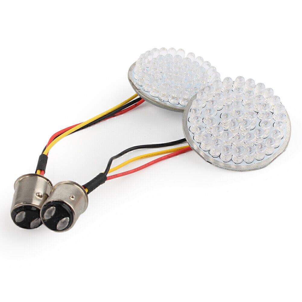 1157 LED Insert Turn Signal Light Bulbs for Harley Softail Sportster Dyna Q