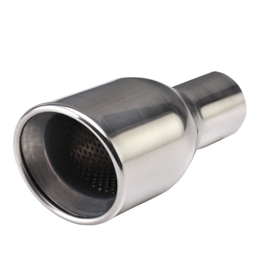 1PC Universal 60mm Inlet 4 OD Exhaust End Tip Muffler End Tip 240mm Mesh Tip