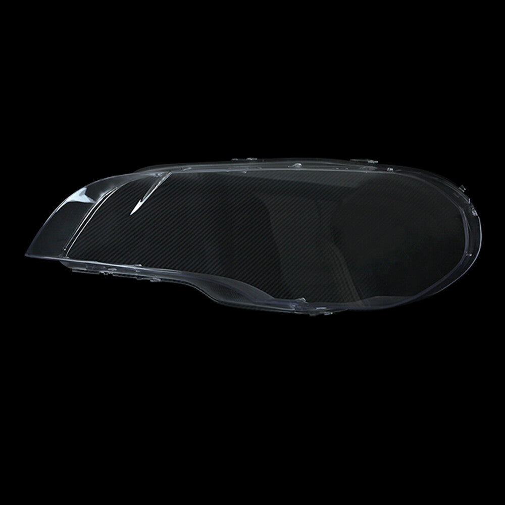 2x Front Headlight Lens Cover Lampshade Facelift for BMW X5 E70 2007-2012 Clear