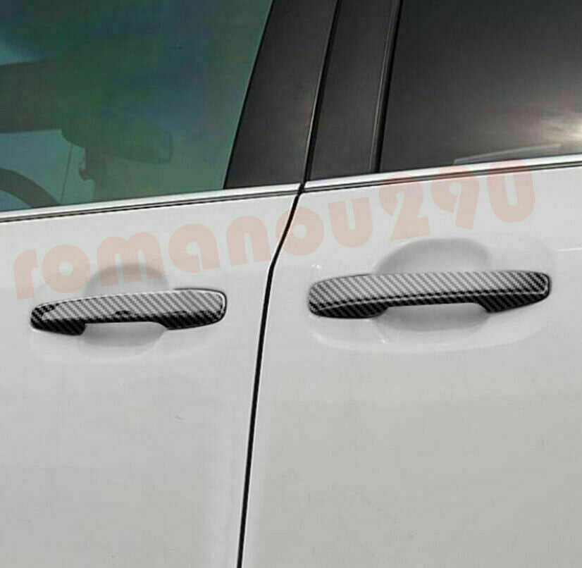 for Toyota for Sienna 2021-2022 Carbon Fiber Outer Door HandleDoor Bowl Cover Trim