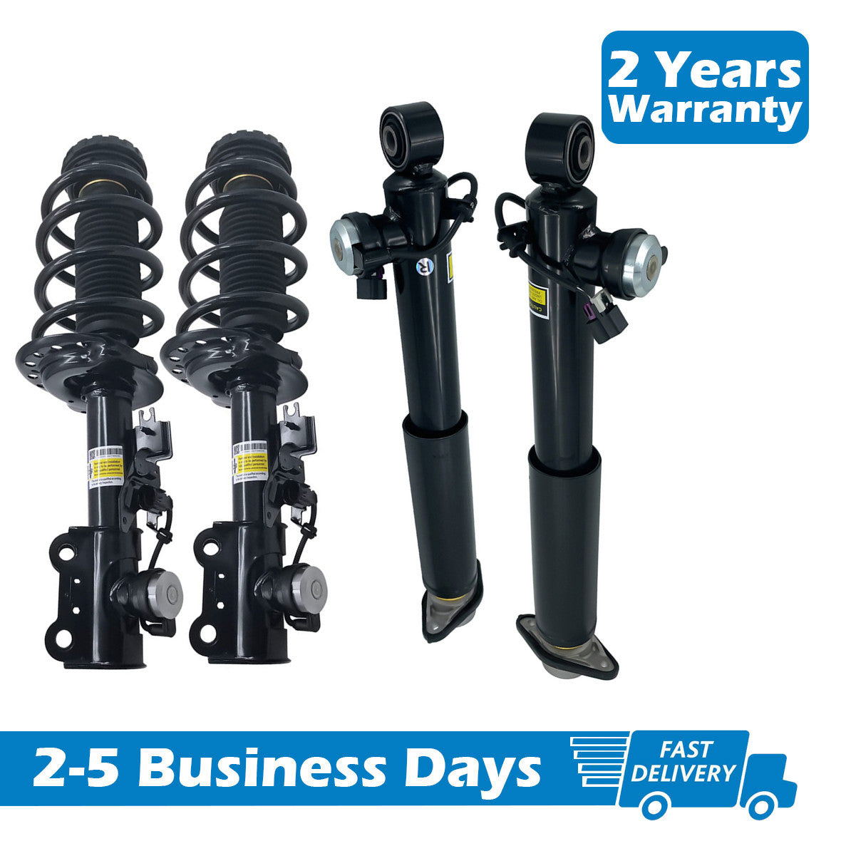4-piece front and rear shock absorber strut kit for the new for Cadillac SRX 3.0L and 3.6L electric models (2010-16)
