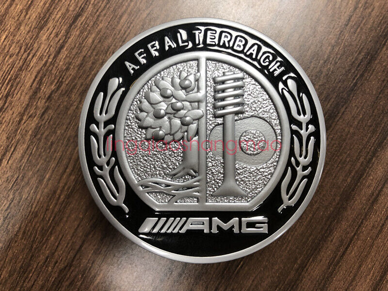 1 new for Mercedes-Benz Chrome badge front engine 57mm A0008171701