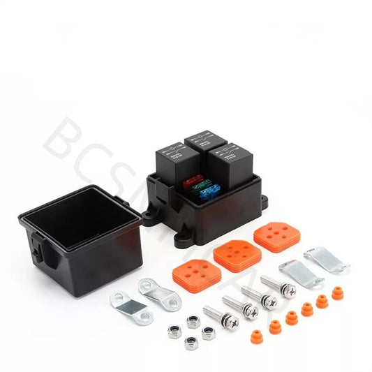 Car Fuse and Relay Box Fuse Holder 12V 3-way 5-Pin 40A Waterproof ATO Fuse Slots Q