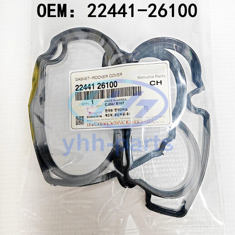22441-26100 Valve Cover Gasket Set for Hyundai Accent for Elantra 1.6L 07-12 for Kia Rio
