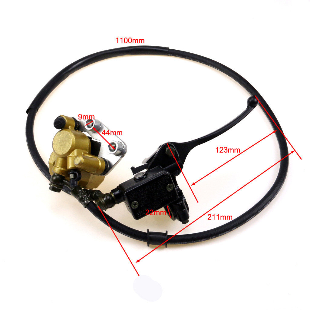 Hydraulic front brake disc caliper cylinder suitable for Dirt Pit bicycle SSR Apollo 110 125