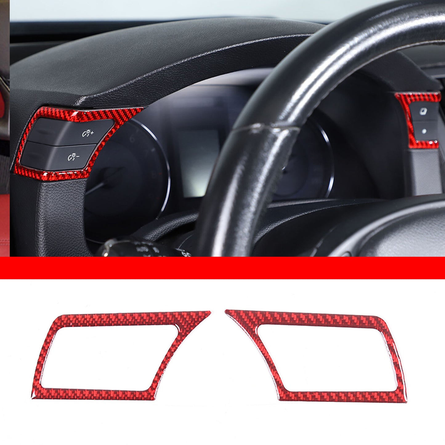 Gloss Black Gear Shift Knob Header Rear Cover Trim for Pathfinder 2013 - 2018- v
