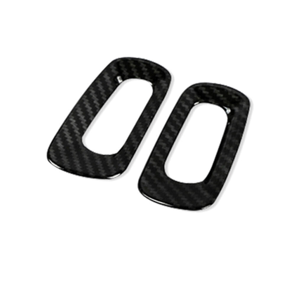 ABS Carbon Fiber Inner Dashboard Air Outlet Vent Trim for Volvo XC40 2019-2022