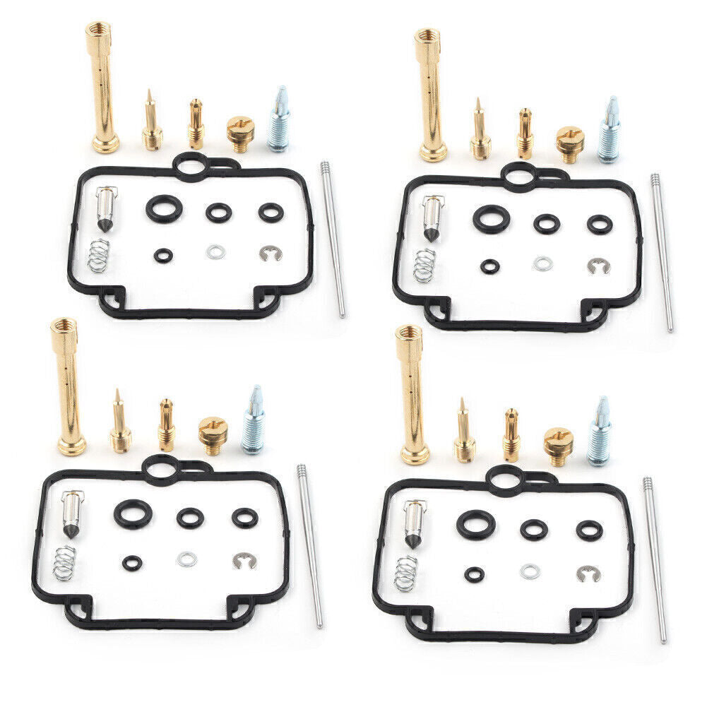 4 Sets Carburetor Float Bowl Rebuild Kit for Suzuki Bandit 400 GSF400 1991-93