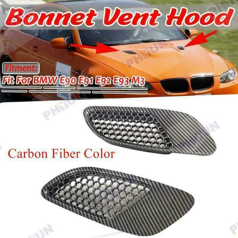Bonnet carbon fiber vent cover, color M3, suitable for E90, E91, E92, E93. n