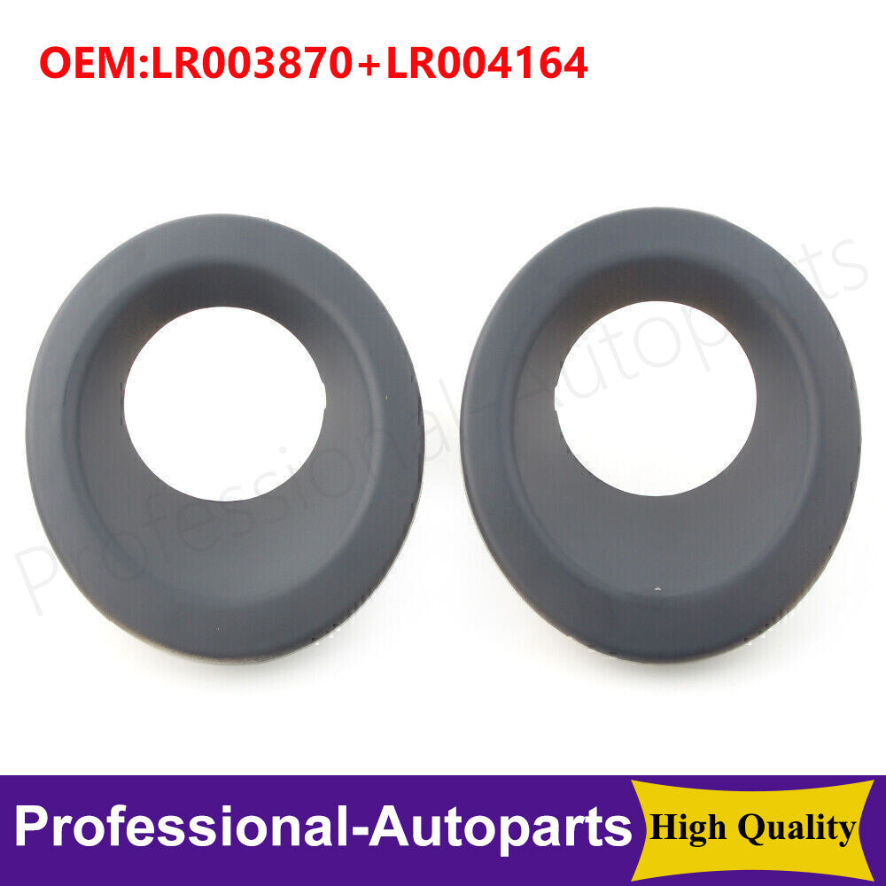 1Pair Front Left+Right Unpainted Fog Lamp Light Bezel for Land Rover LR2 08-13