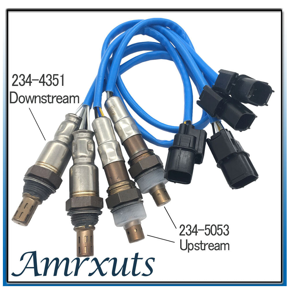 4 Up+Downstream Oxygen Sensors for Acura MDX 3.7L V6 2007-2009 234-5053 234-4351- n