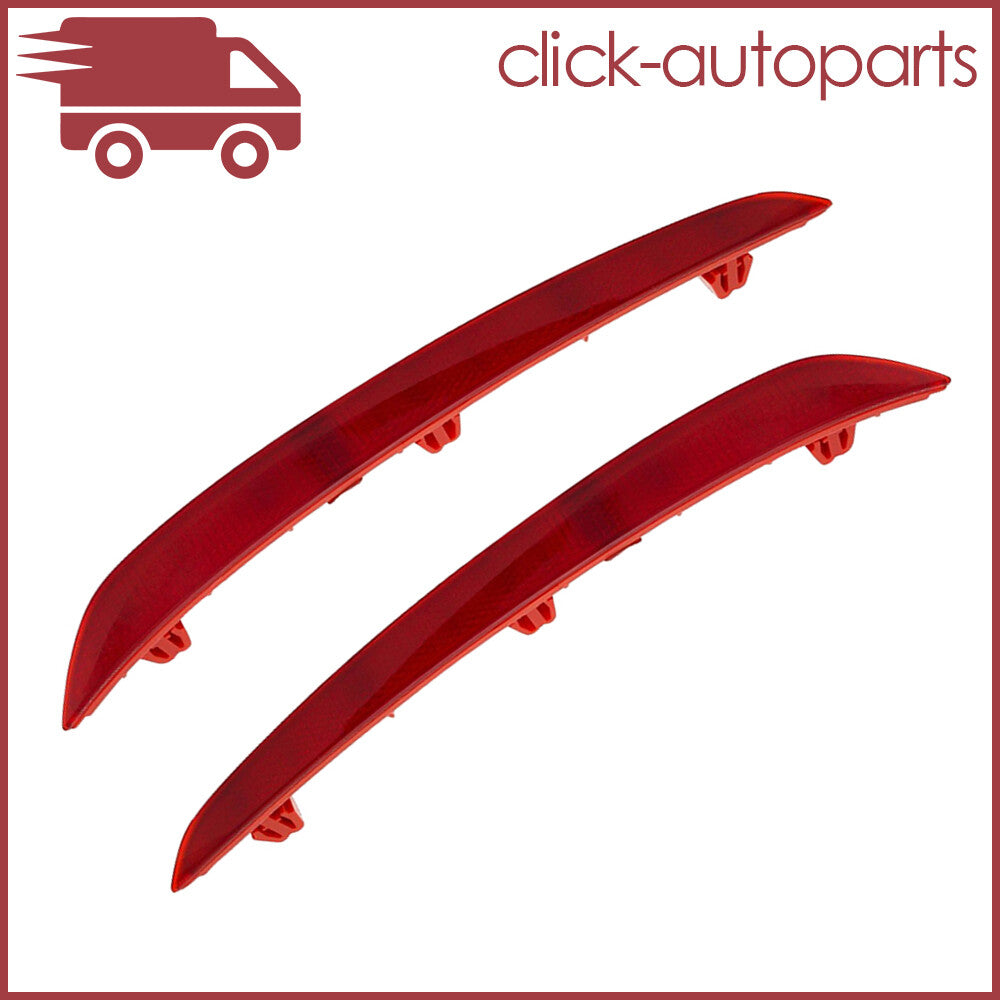 2x Rear Left  Right Side Bumper Reflector Panel Fits For 530e 530i 540i Base Q