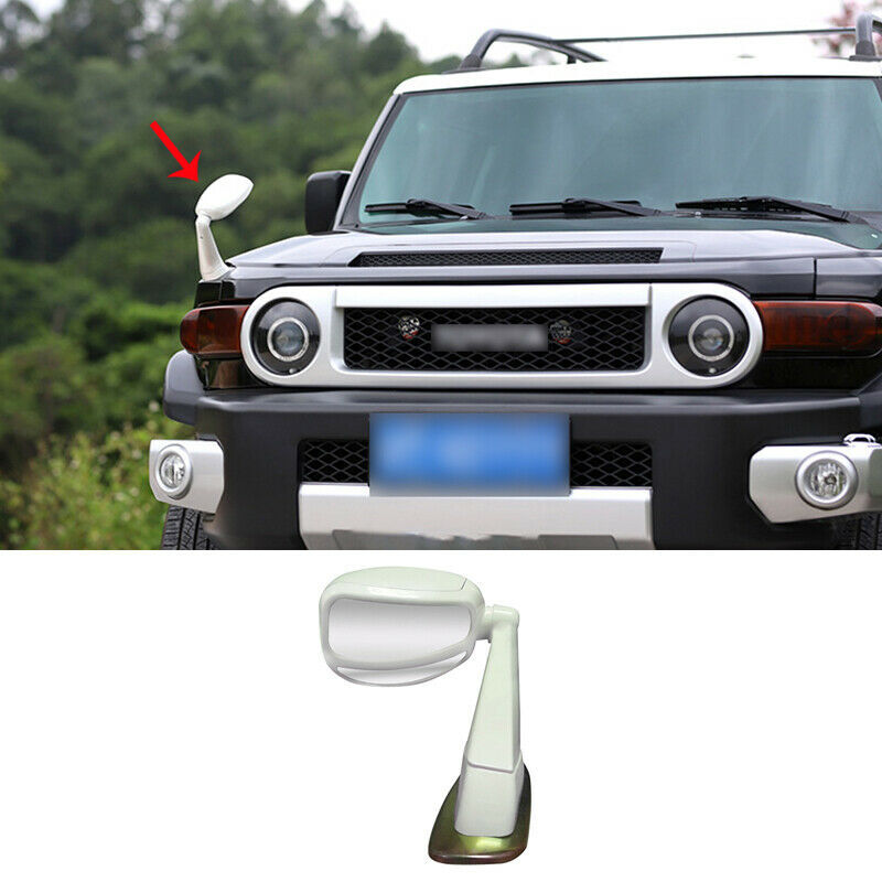 for Toyota FJ Cruiser 2007-2021 White Engine Hood Rear View Side Mirror Cover