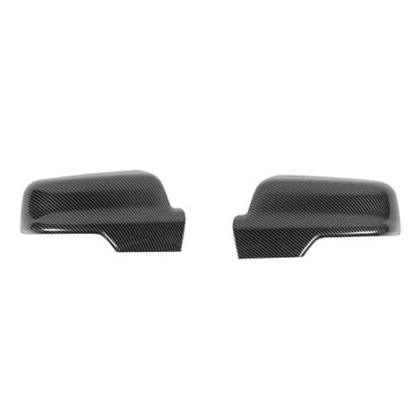 Carbon fiber side door ABS rearview mirror covers for Dodge for Ram 1500 (2018-22)