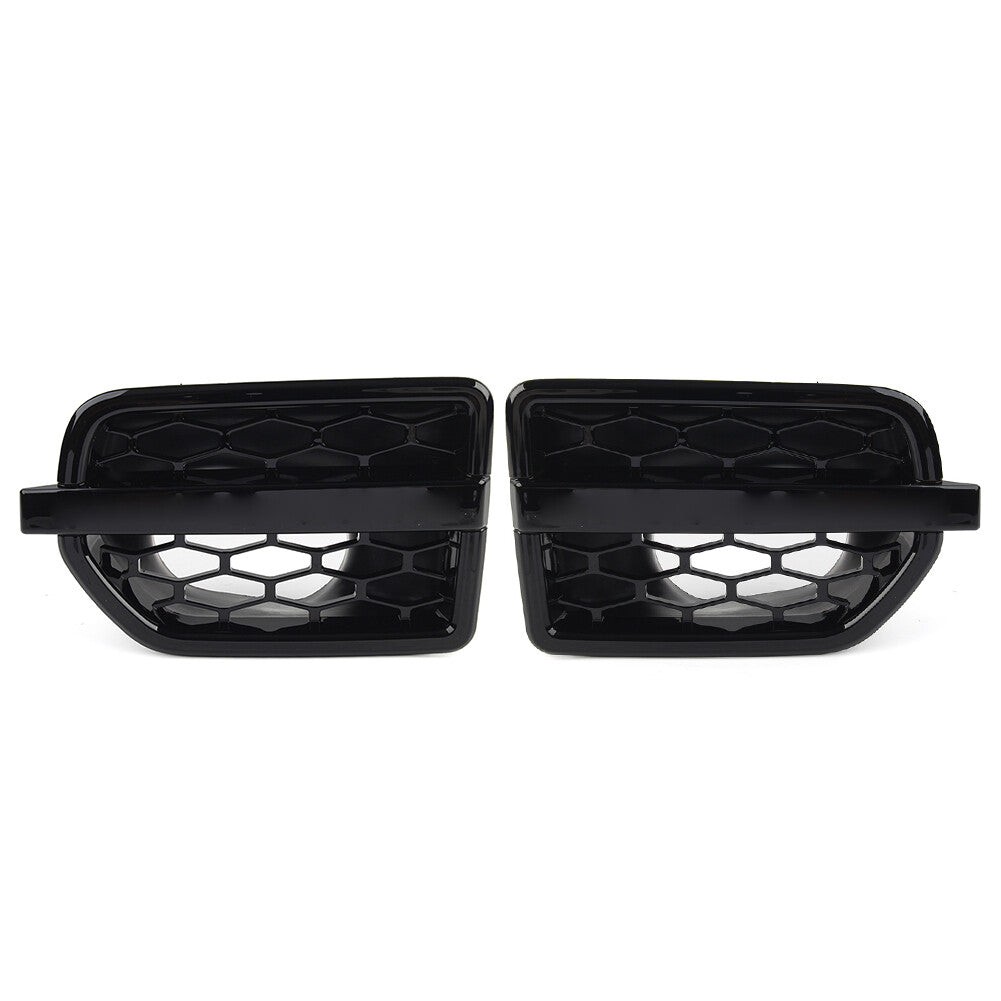 Fit for Land Rover LR4 2010-2016 Front Grille Air Intake Fender Vent Grill Black X2