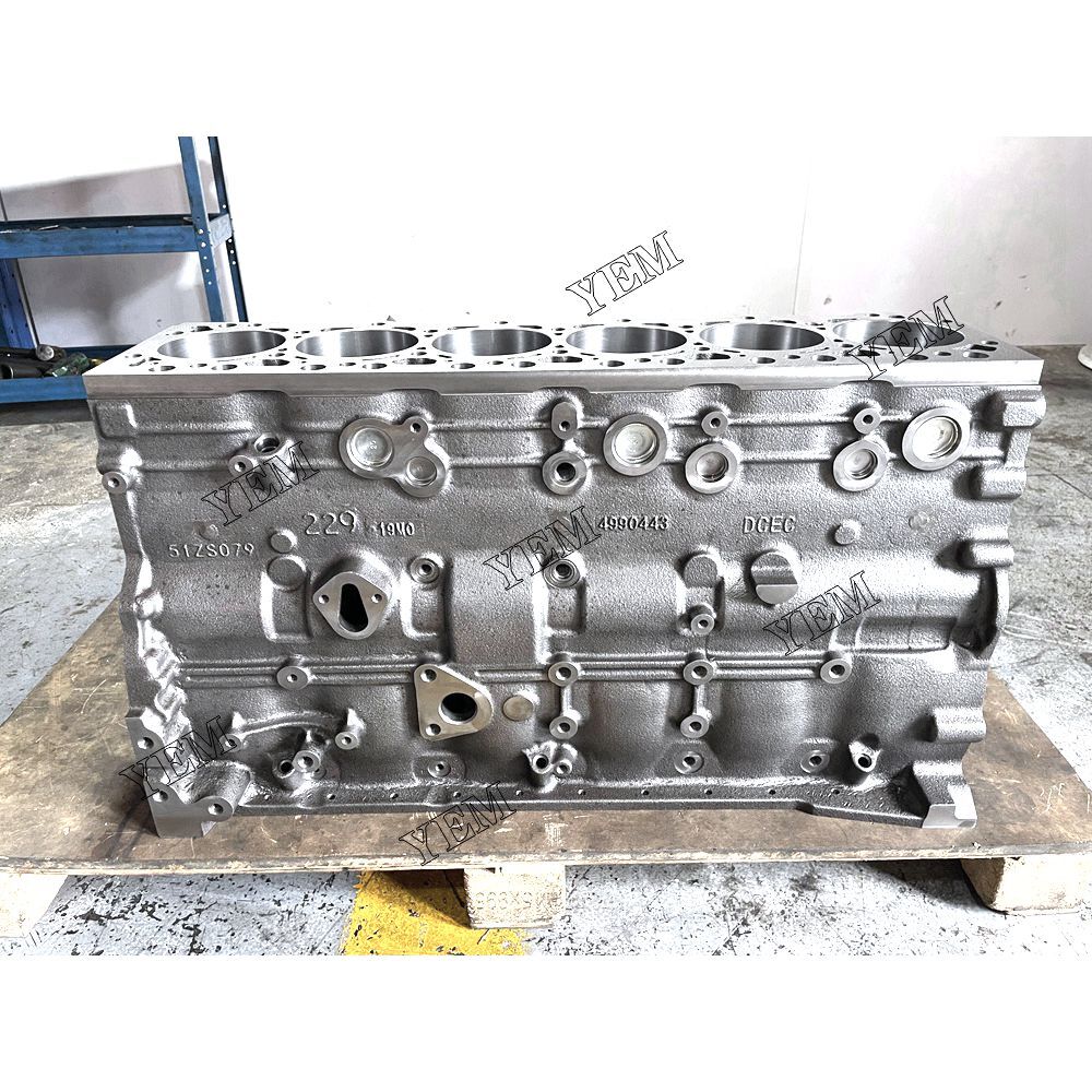 6D107 Cylinder Block 4990448 Fit For Komatsu Diesel Engine Spare Parts.