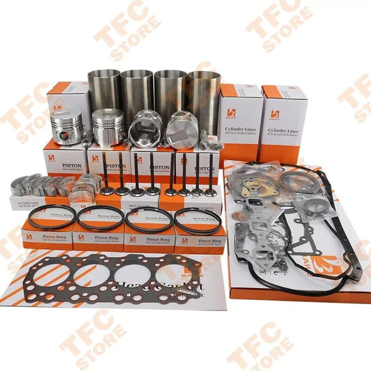 for Mitsubishi S4Q2 Overhaul Rebuild Kit S4Q Engine Piston Ring Liner Gasket Set