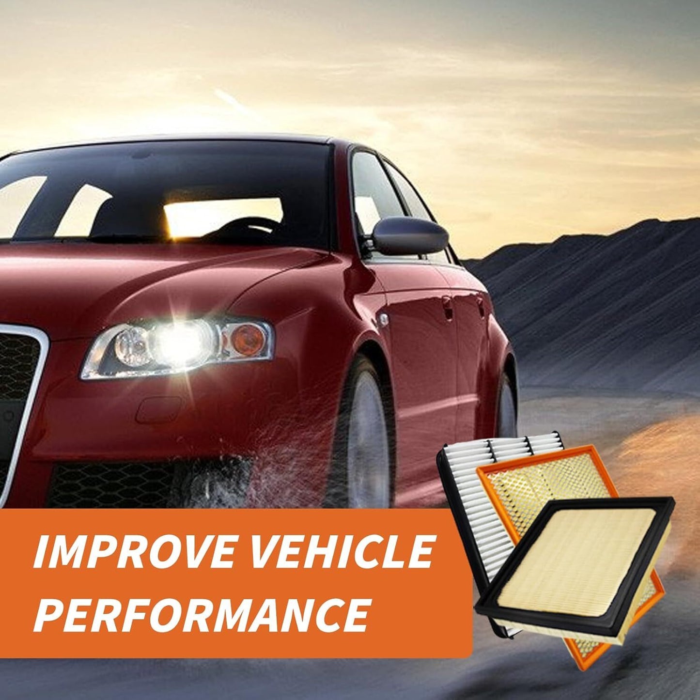 This combo kit is suitable for 2015-2023 F150s and includes a pickup engine air filter and cabin air filter. n