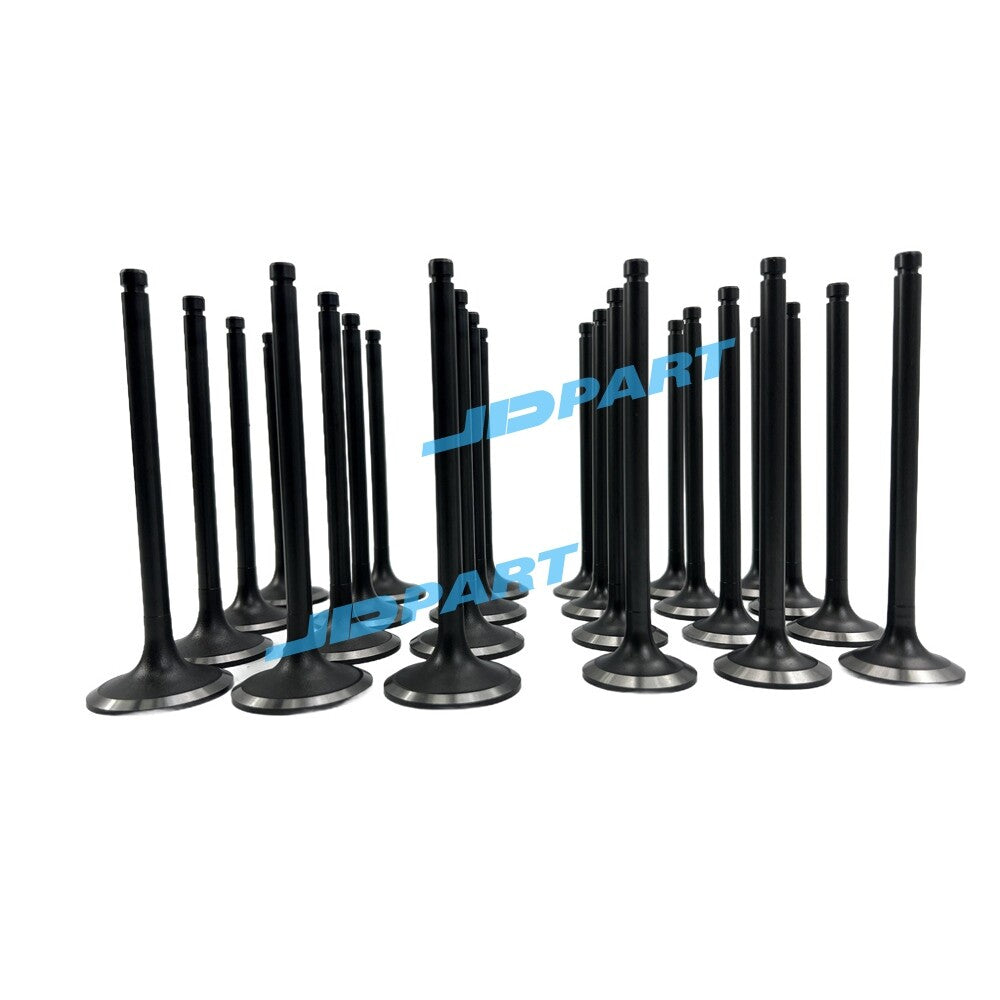24-piece M11 intake and exhaust valve parts for diesel engines.