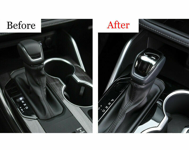 for Toyota Highlander 2020-2023 Black Titanium Console Gear Shift Knob Trim 1P