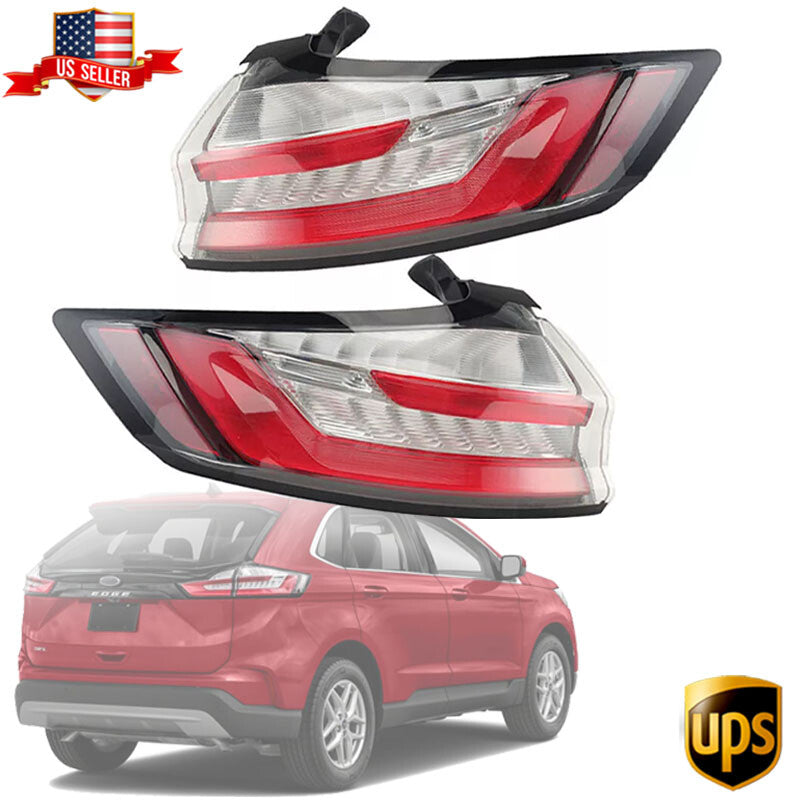 For 2019-2023 for Ford Edge ST/ST-Line/Titanium Outer LED Tail Light LH RH Set