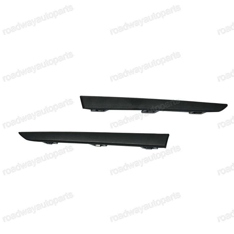 Left Right Side Black Rear Bumper Molding Trim Pair Fit for HONDA CRV 2017-2020