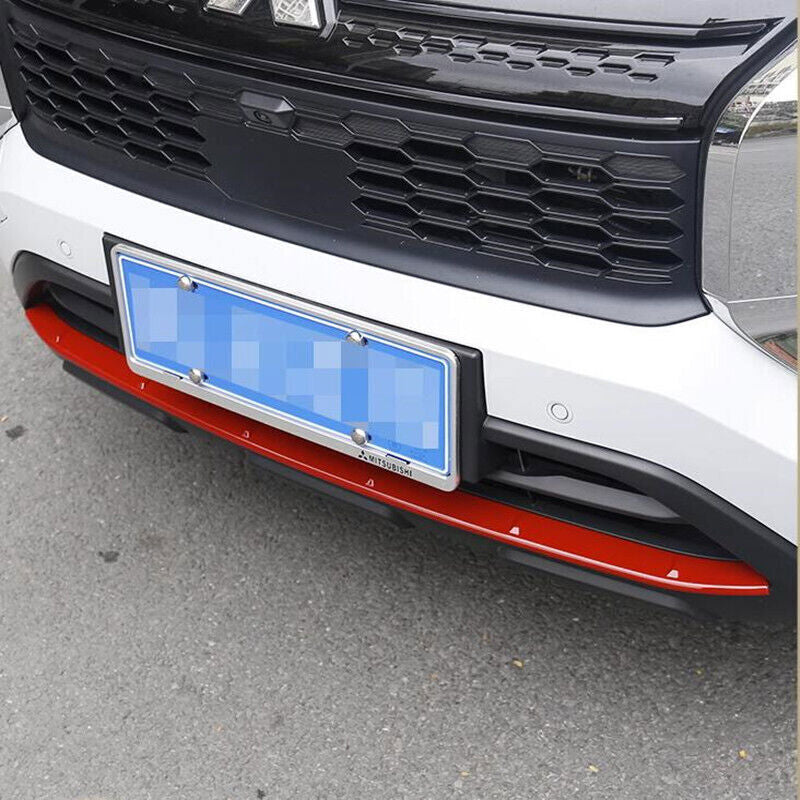 22-24 Front Bumper Lip Spoiler Molding Cover Red For Outlander trim B n