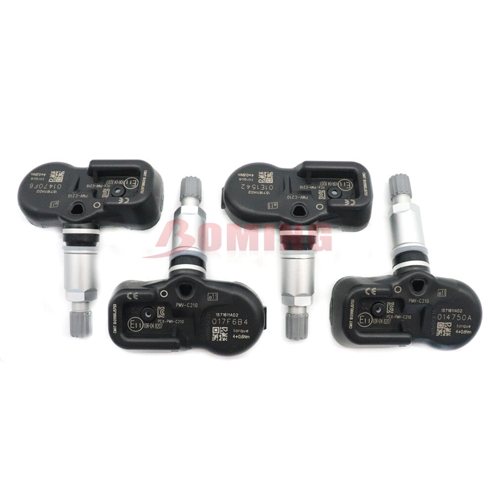 4PCS TPMS PMV-C210 Fits for Toyota RAV 4 IV 2014 Tire Pressure Monitor Sensor