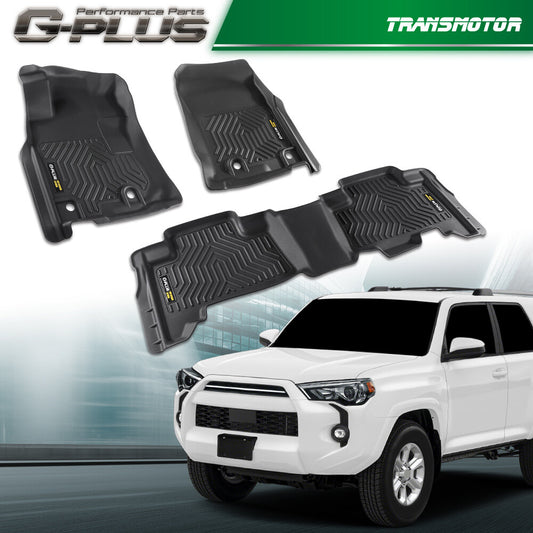 Front and rear floor mats suitable for 14-22mm for Toyota 4Runner and for Lexus GX460, all-season lining. Q