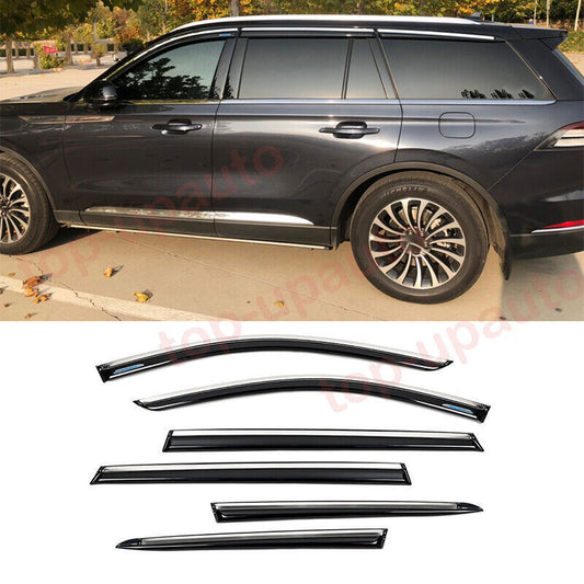 for Lincoln Aviator 2020-2024 Window Wind Visors Sun Rain Guard Vent Deflectors