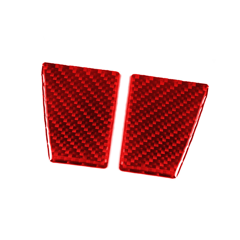 Red Carbon Fiber Window Switch Lift Panel Trim For F10 5 2011-2018 v