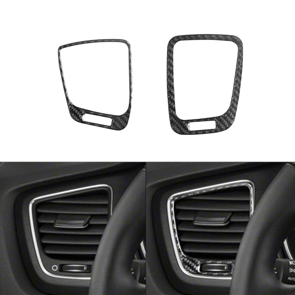 Suitable for Honda Accord 2013-2017 black titanium alloy interior headlight button protection cover decoration- v