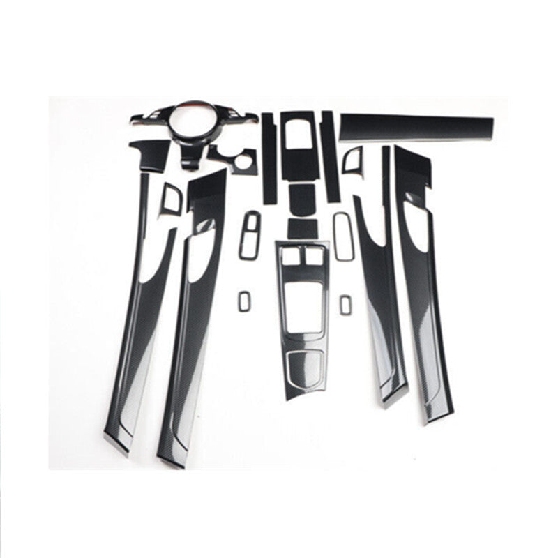 Carbon Fiber ABS Full Set Interior Decor Cover Trim for Panamera 12-16 B n