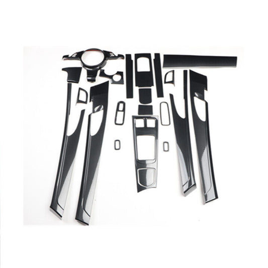 Carbon Fiber ABS Full Set Interior Decor Cover Trim for Panamera 12-16 B n