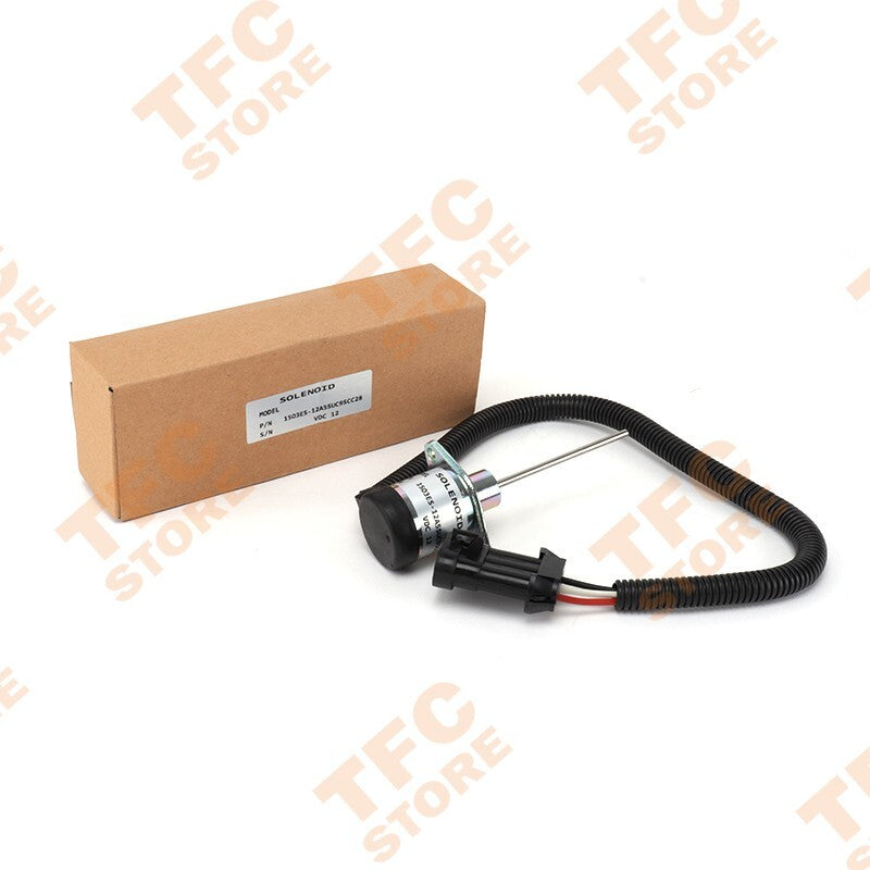 1503ES-12A5SUC9SCC28 Shutoff Solenoid Valve For Kubota V2203-DI SA-5019-12 (12V)