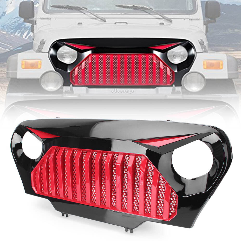 Front Gladiator Bumper Grill Grille For 1997-2006 2005 for Jeep for Wrangler TJ US STOCK