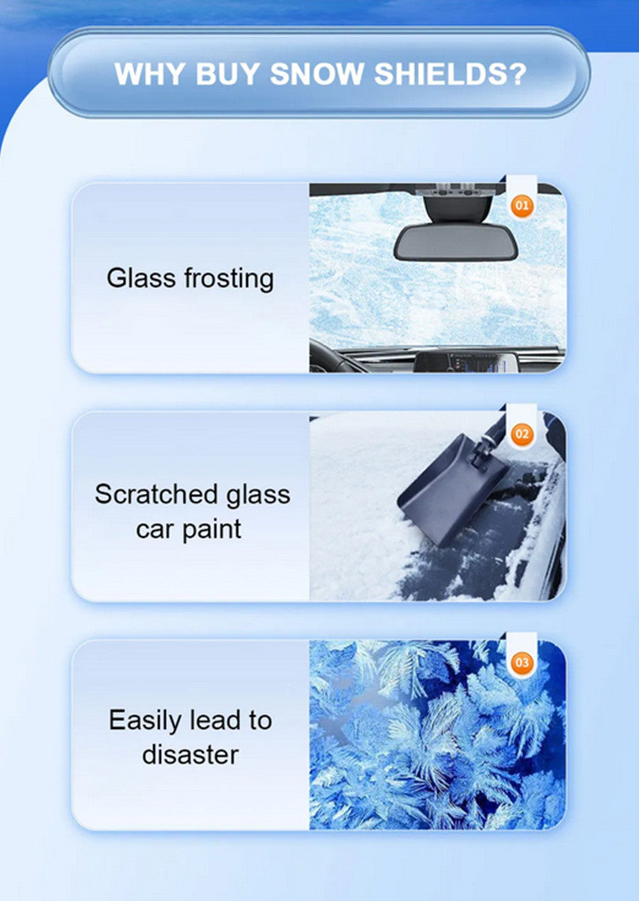 Magnetic Car Cover Window Windshield Ice Frost Snow Shield Protector Thicken Q