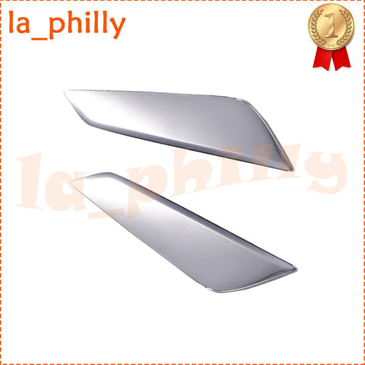 2X Fender Side Air Outlet Cover Trim LHRH for BMW G30 G38 5-Series 17-22 Chrome