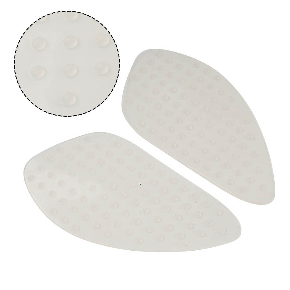 White Traction Tank Pad Gas Knee Grip Protector for Honda CBR250R 10-16 CBR300R Q
