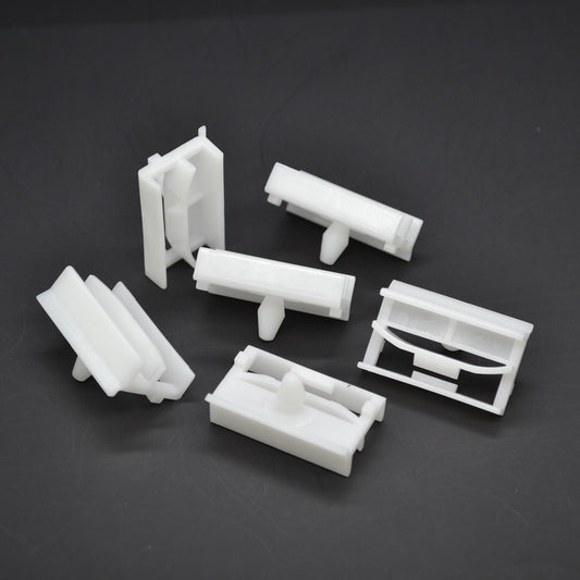 10pcs White Sill Side Skirt Clips Trim Fasteners Bracket Rivet for BMW E36 E46