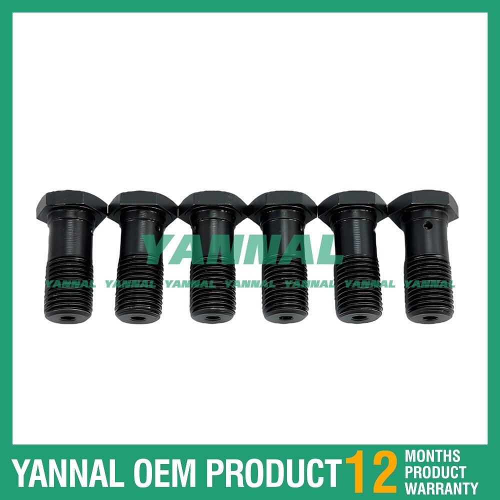 6-piece pack of D1146 oil nozzle tips for /Develon engine parts -