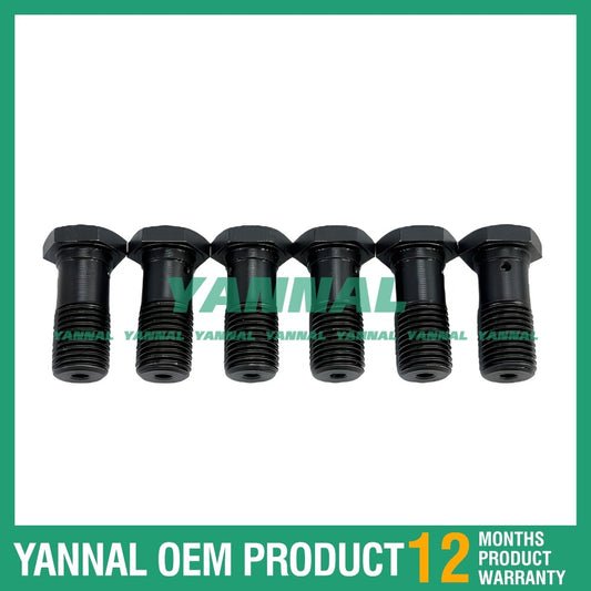 6-piece pack of D1146 oil nozzle tips for /Develon engine parts -